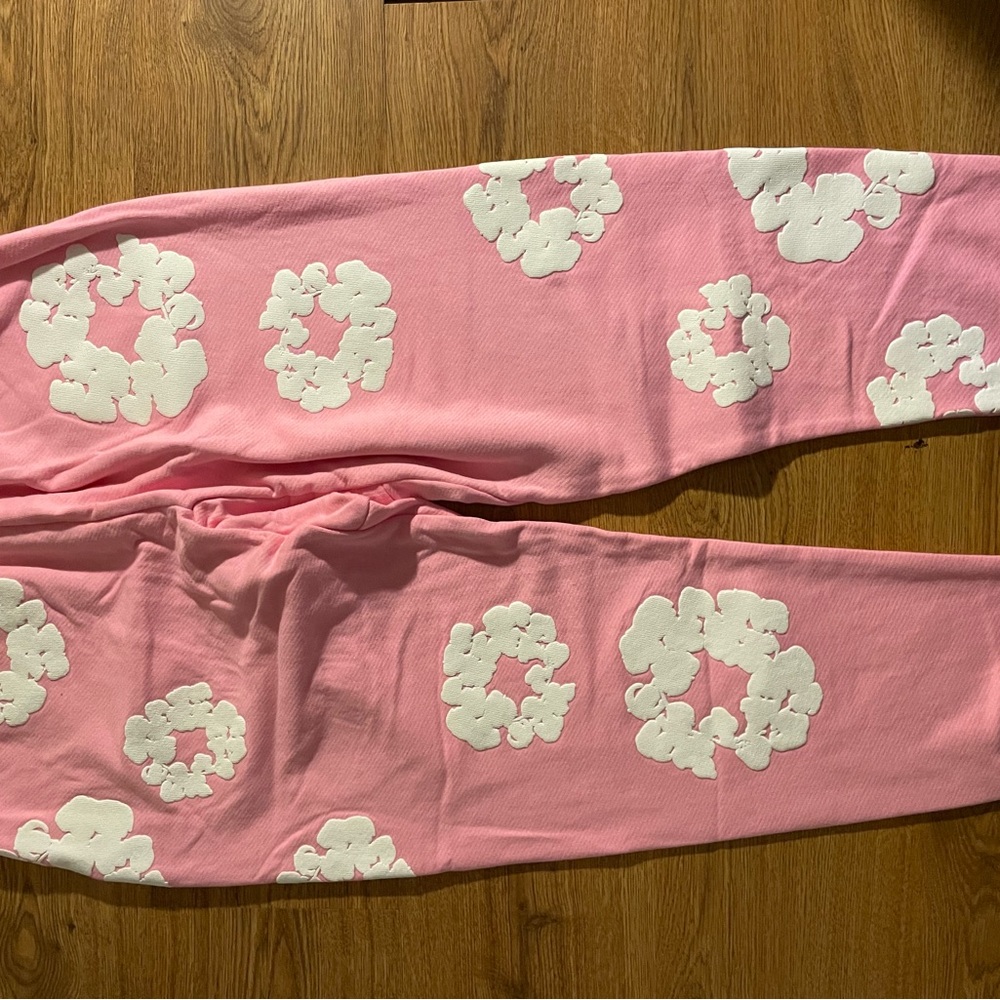 Denim Tears Pink SweatPants